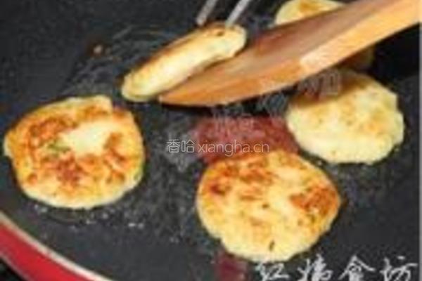 香煎土豆虾仁饼的做法图解14