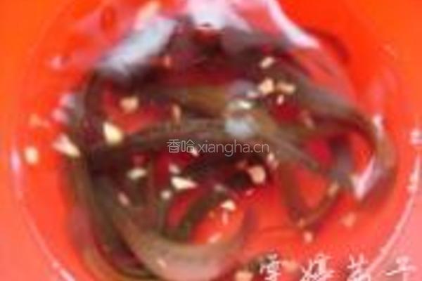 水中人参的做法图解1