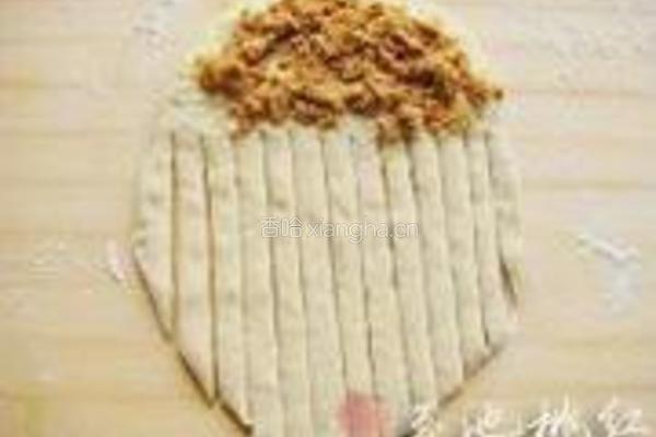 牛肉松毛毛虫面包的做法图解4