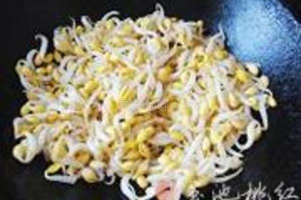 清炒黄豆芽的做法图解4
