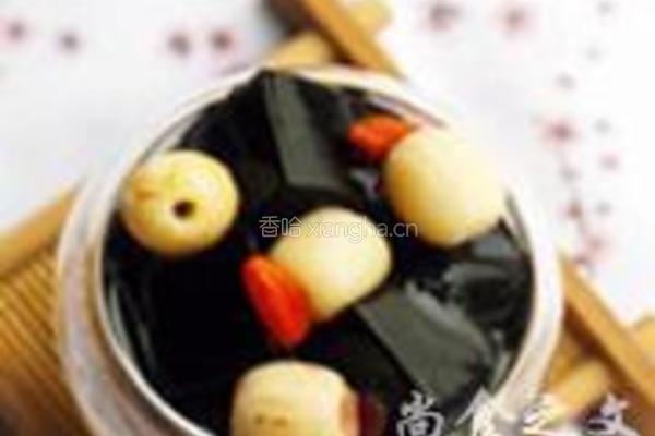 莲子龟苓膏的做法图解6