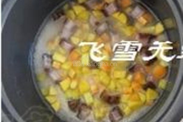 腊肉胡萝卜焖饭的做法图解8