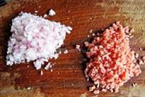 洋葱火腿土豆饼的做法图解3