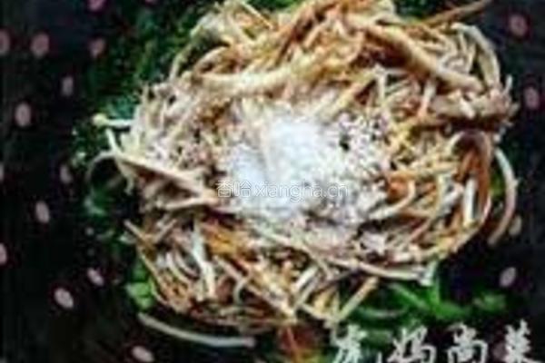 菠菜拌金针菇的做法图解6