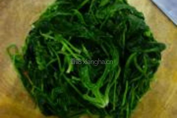 荠菜烤鸭羹的做法图解2
