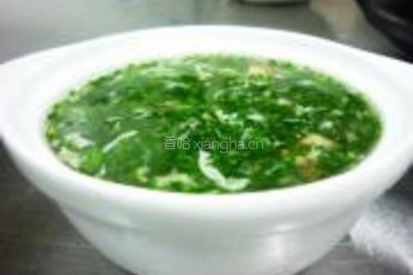 荠菜烤鸭羹的做法图解6