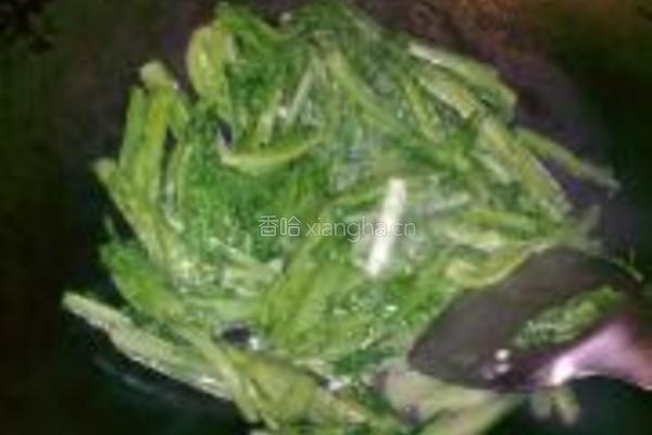 蒜蓉油麦菜的做法图解5