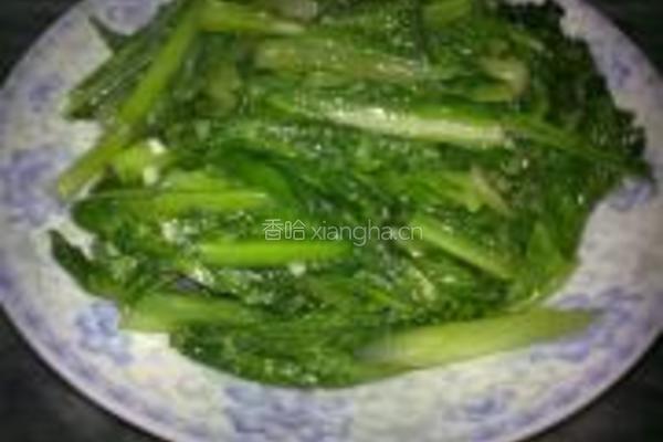 蒜蓉油麦菜的做法图解6