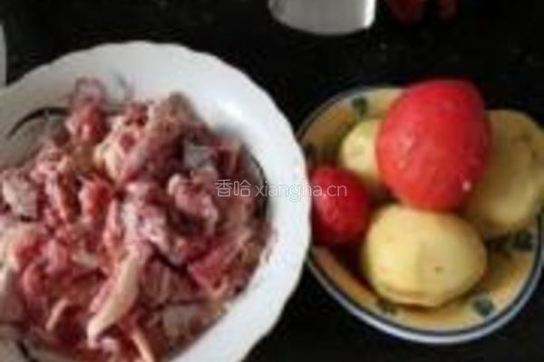 牛肉疙瘩面叶汤的做法图解1