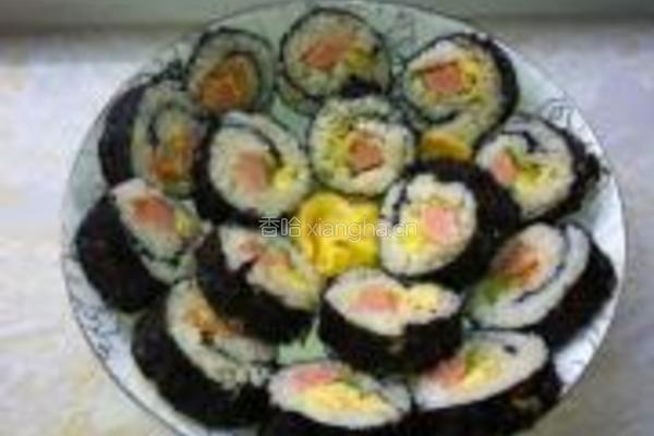 简易紫菜包饭的做法图解6