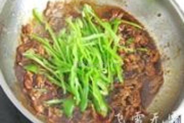 青椒肉丝面的做法图解4