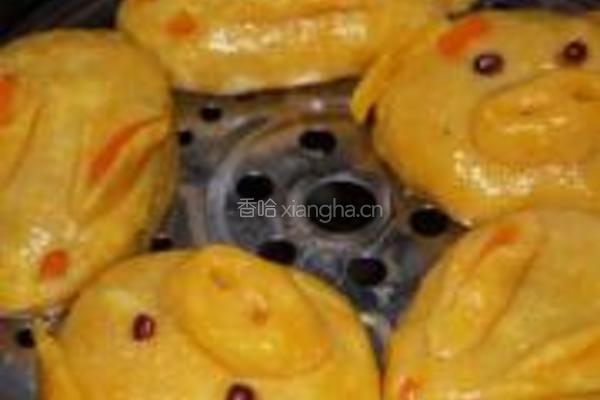 南瓜玉兔的做法图解9