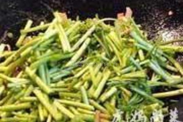 芦蒿香干的做法图解4