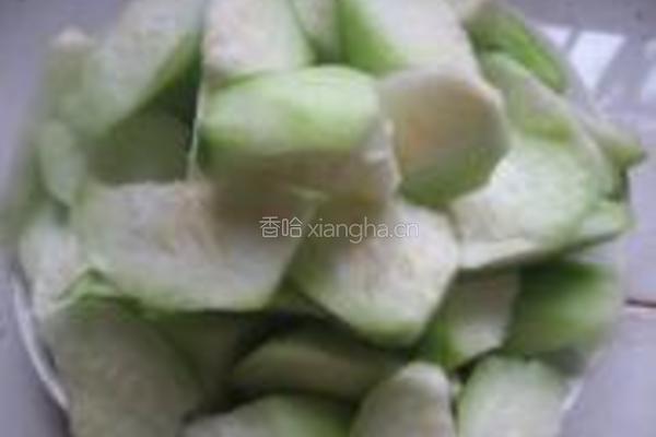 板栗棱瓜的做法图解2