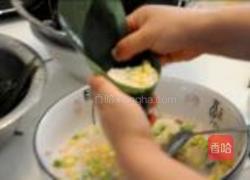 豌豆玉米粽子的做法图解3