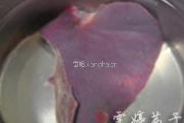 紫背天葵滑肝尖的做法图解1
