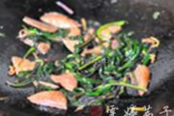 紫背天葵滑肝尖的做法图解6