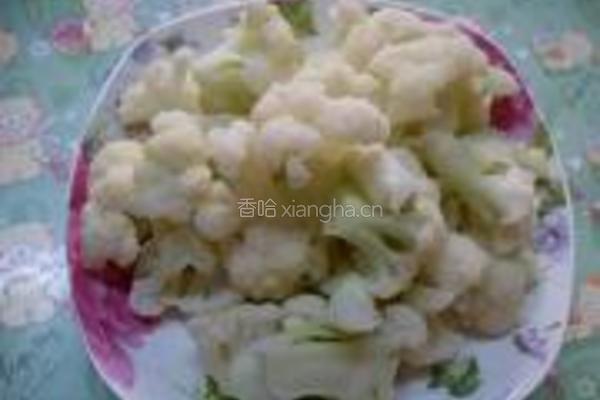菜花烧鸡翅的做法图解3
