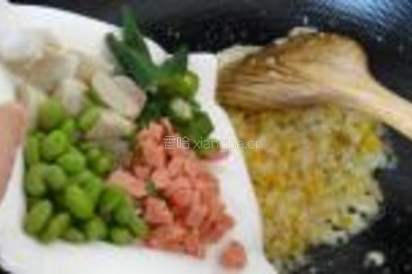 咸鸭蛋炒饭的做法图解13