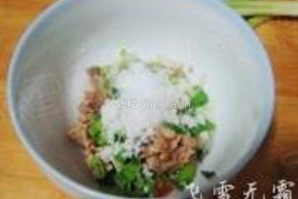 猪油渣花卷的做法图解3