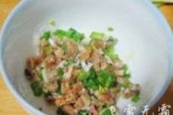 猪油渣花卷的做法图解4