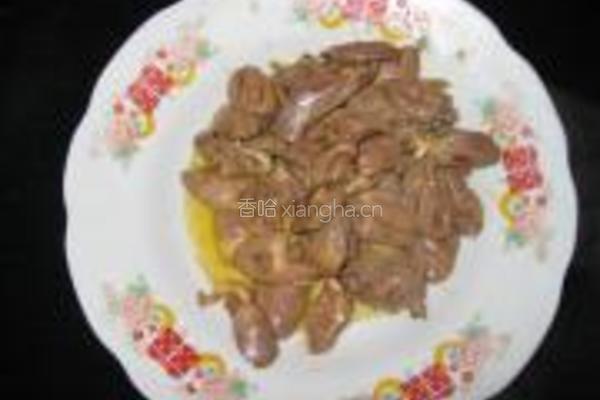 鸡心炒黄瓜的做法图解4