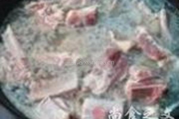 红烧排骨干豆角炖粉条的做法图解4