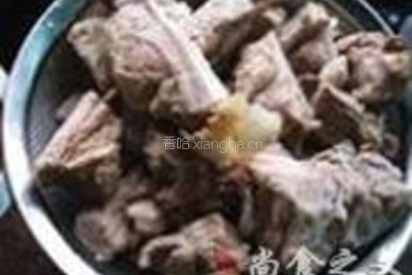 红烧排骨干豆角炖粉条的做法图解5
