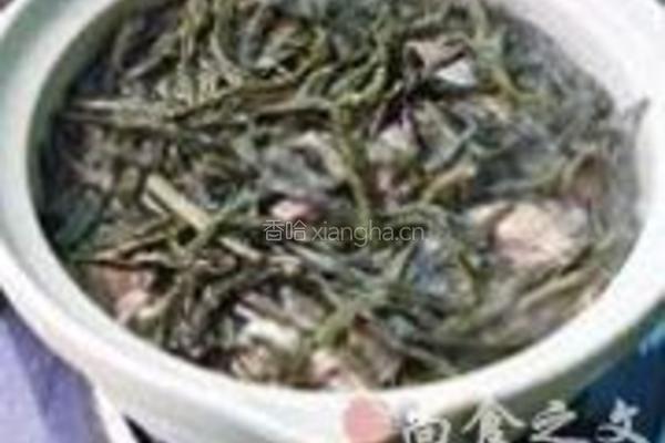 红烧排骨干豆角炖粉条的做法图解10