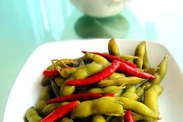 盐水麻辣毛豆