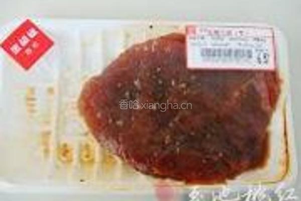 胡椒牛排饭的做法图解1