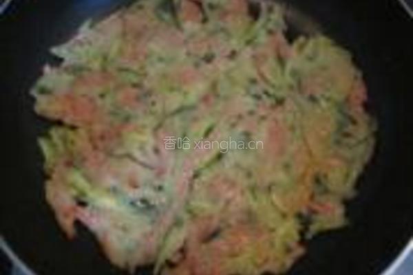 火腿黄瓜蛋饼的做法图解6