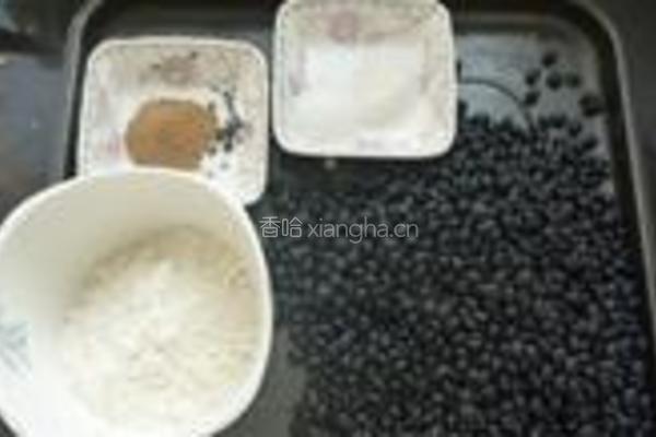 五香黑豆的做法图解1