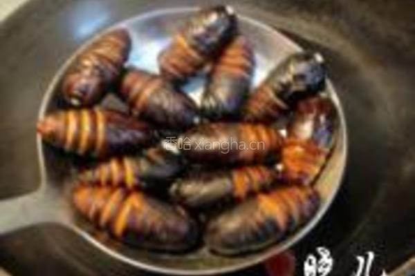 干煸蚕蛹的做法图解4