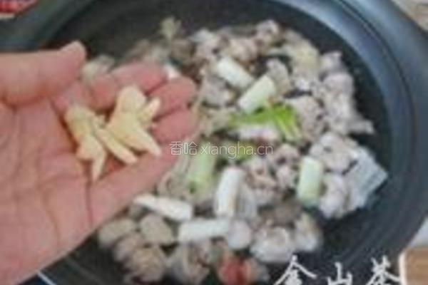 羊肉蘑菇粉丝煲的做法图解7