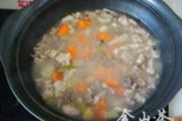 羊肉蘑菇粉丝煲的做法图解8