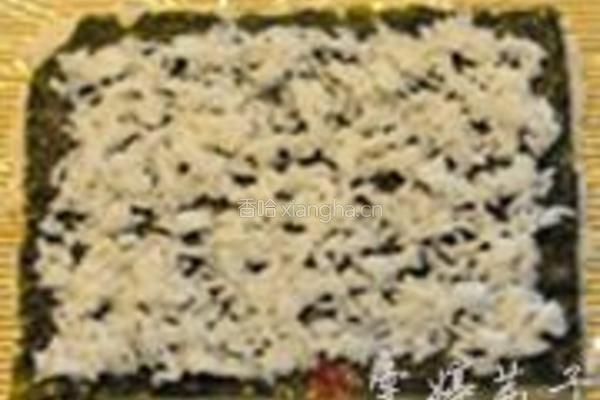 红蟹籽鳗鱼寿司里卷的做法图解9