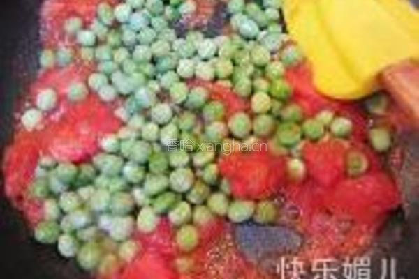 西红柿青豆炒鸡蛋的做法图解4