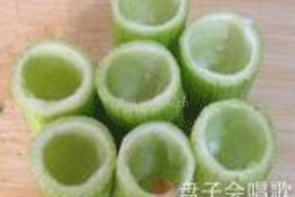 虾仁肉末丝瓜盅的做法图解7