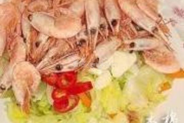 酸甜泡菜北极虾的做法图解5