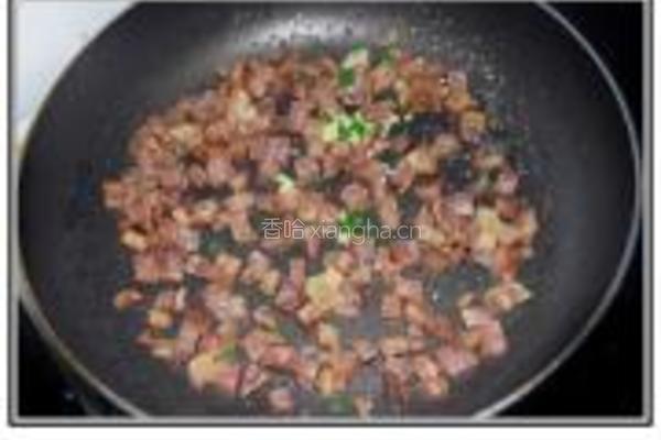 香肠豇豆粒的做法图解9