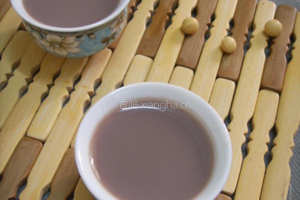 紫米豆浆