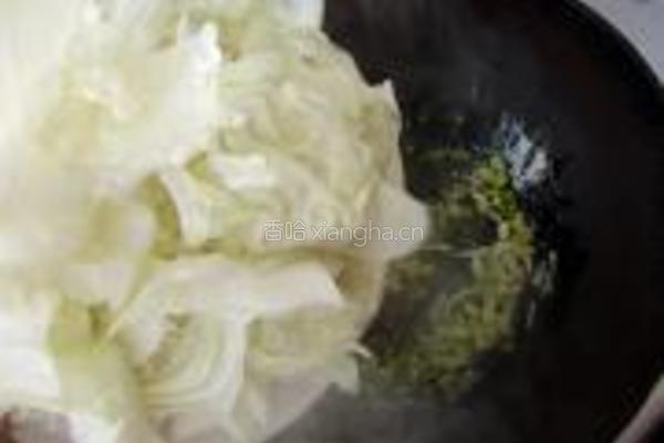 板栗炒白菜的做法图解4