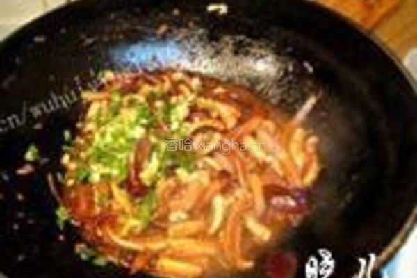 老干妈辣炒鱿鱼须的做法图解8