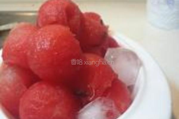西瓜球的做法图解4