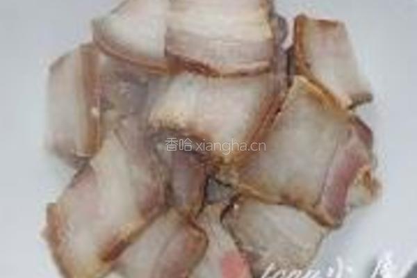 腊肉卷心菜的做法图解5