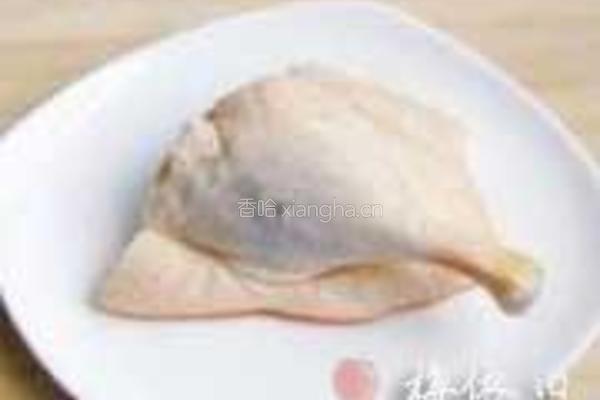 冬瓜荷叶煲鸭的做法图解1