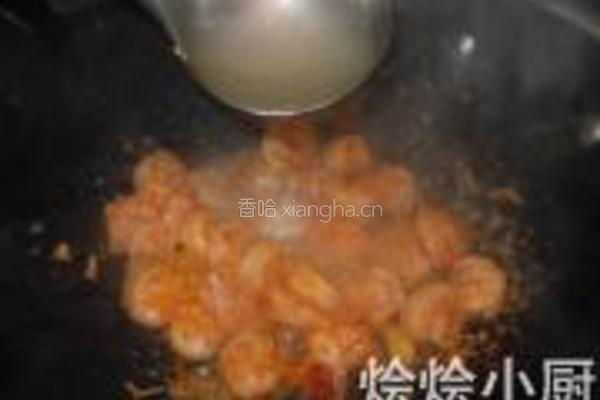 西兰花团虾仁的做法图解12