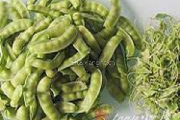 软荚豌豆炒春笋的做法图解5
