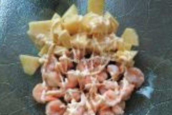 菠萝虾球的做法图解6